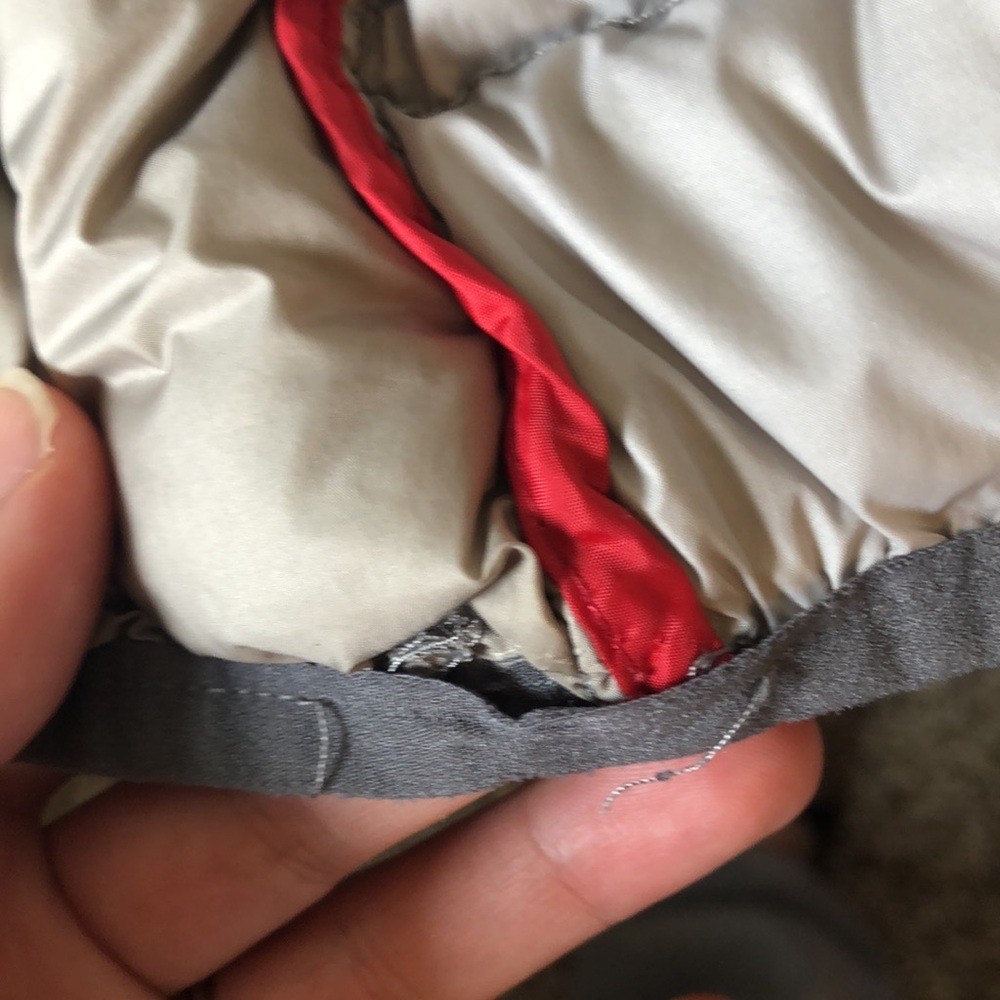 Tumi Packable Puffer Down Jacket Walt Disney Productions Silver