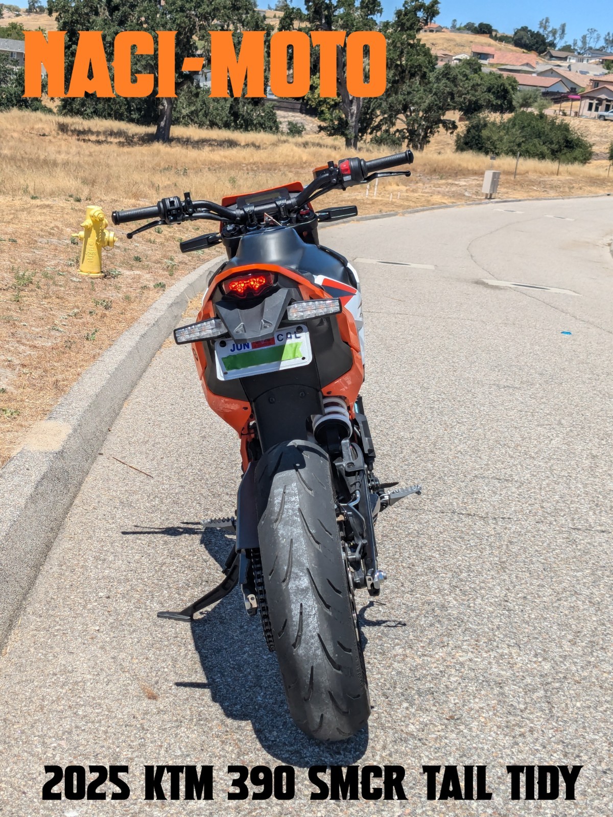 Naci-Moto 2025 KTM 390 V1 SMC R Tail Tidy