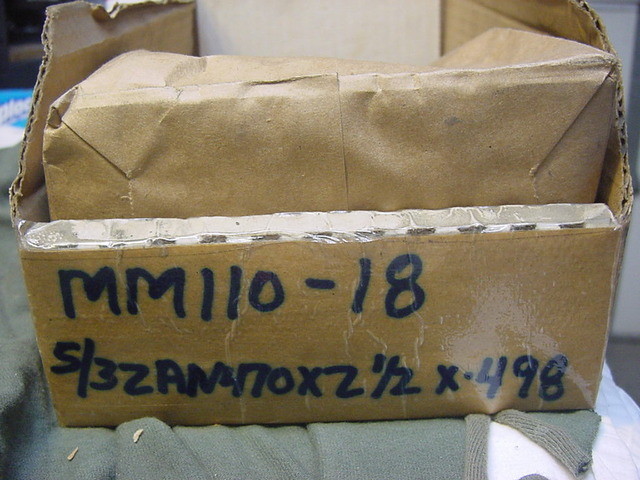 1x NEW Aircraft Straight Rivet Set 5/32 AN470 x 2 1/2 x .498 MM110-18 USA Made