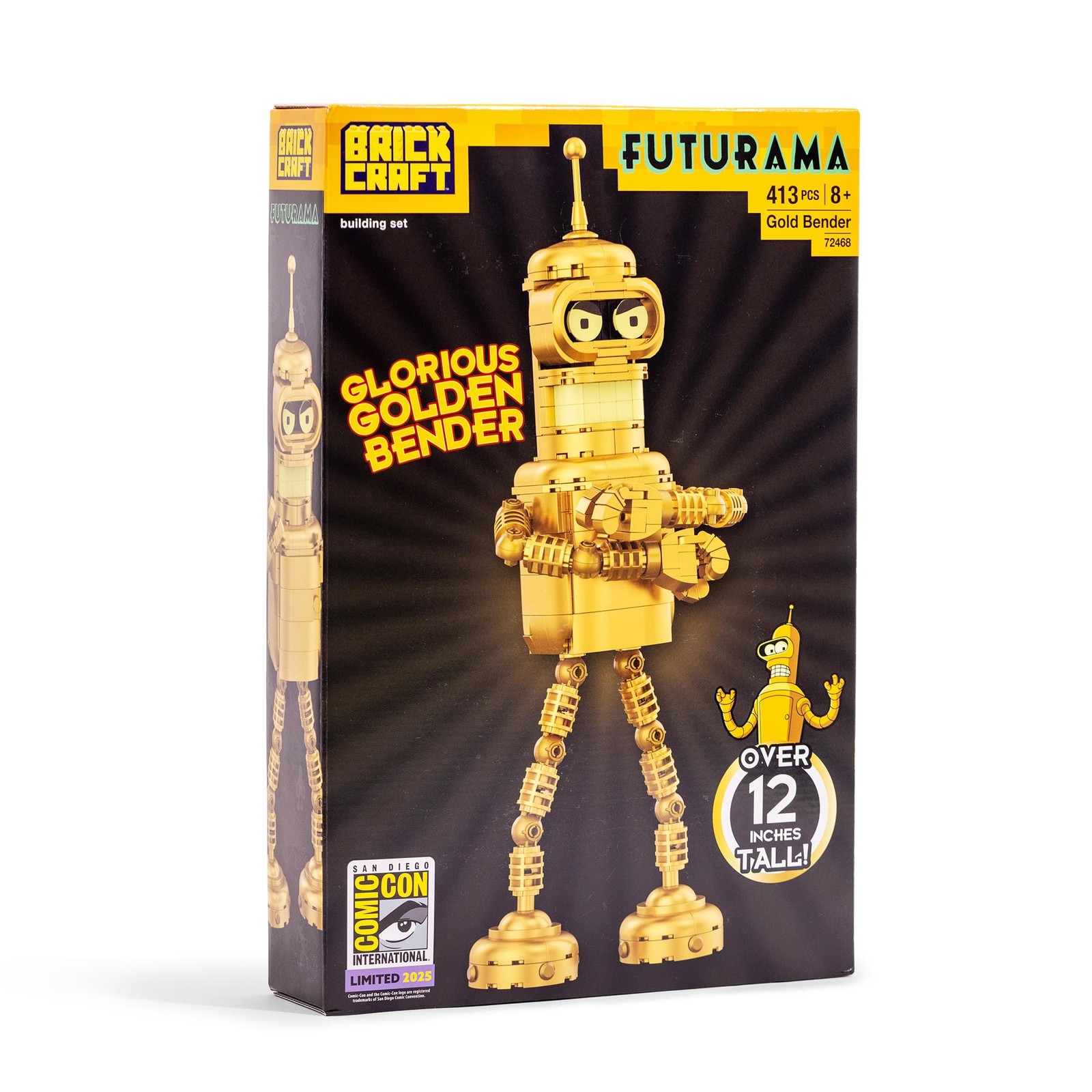 Brickcraft Futurama Glorious Golden Bender 396-Piece Building Kit