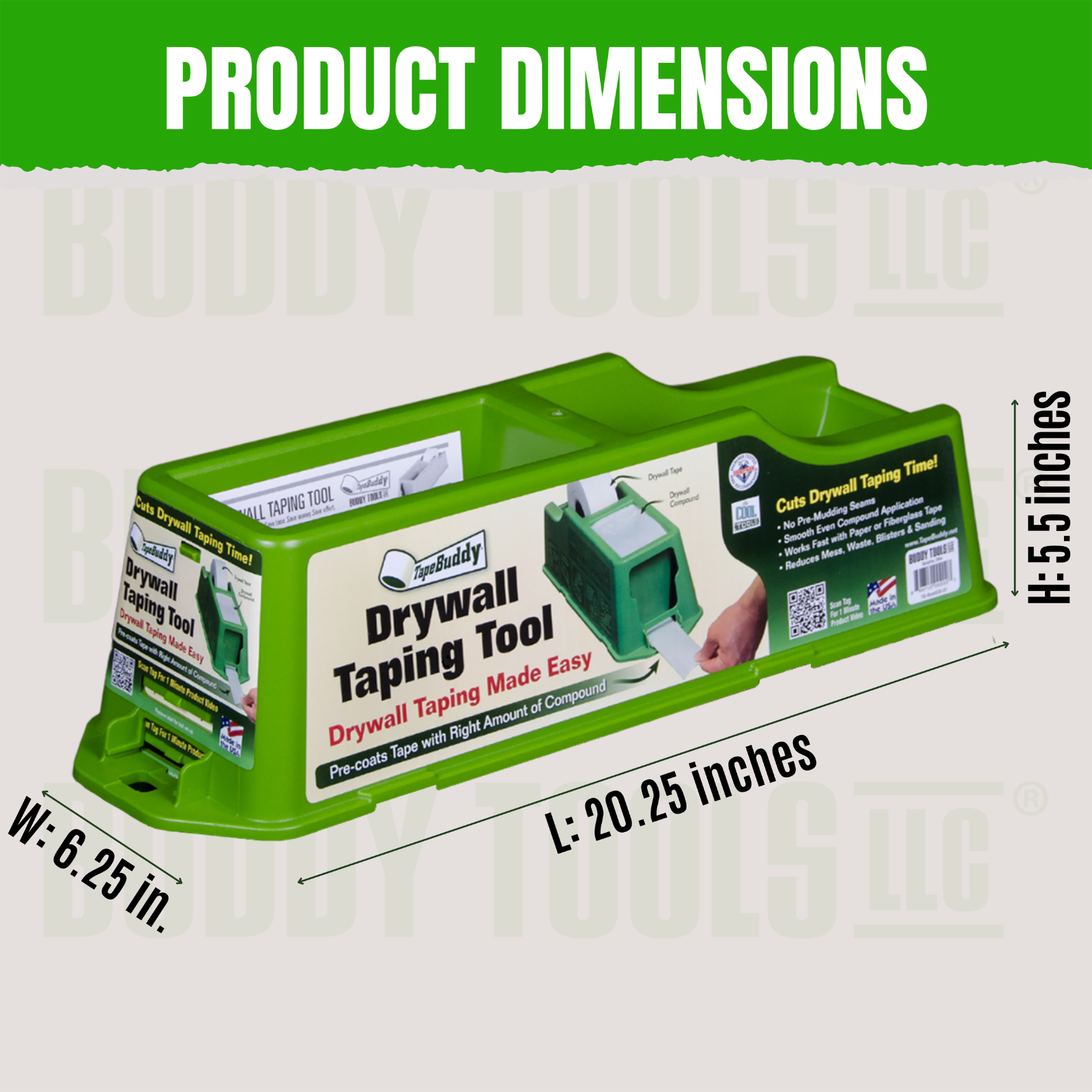 Buddy Tools Drywall Taping Tools Used to Apply Drywall Mud to Drywall Tape NEW!