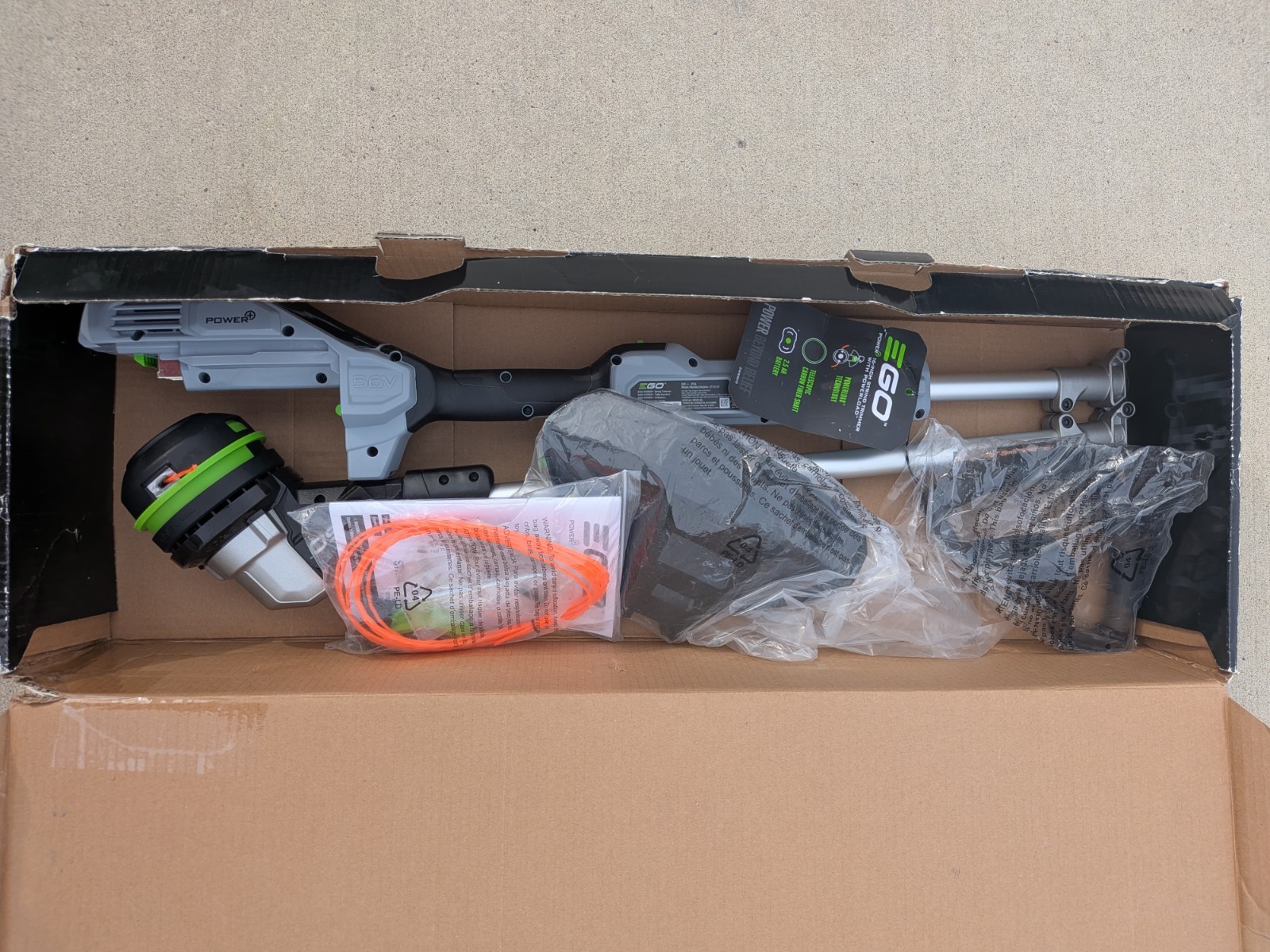 Ego ST1510T 56V Battery String Trimmer TOOL ONLY