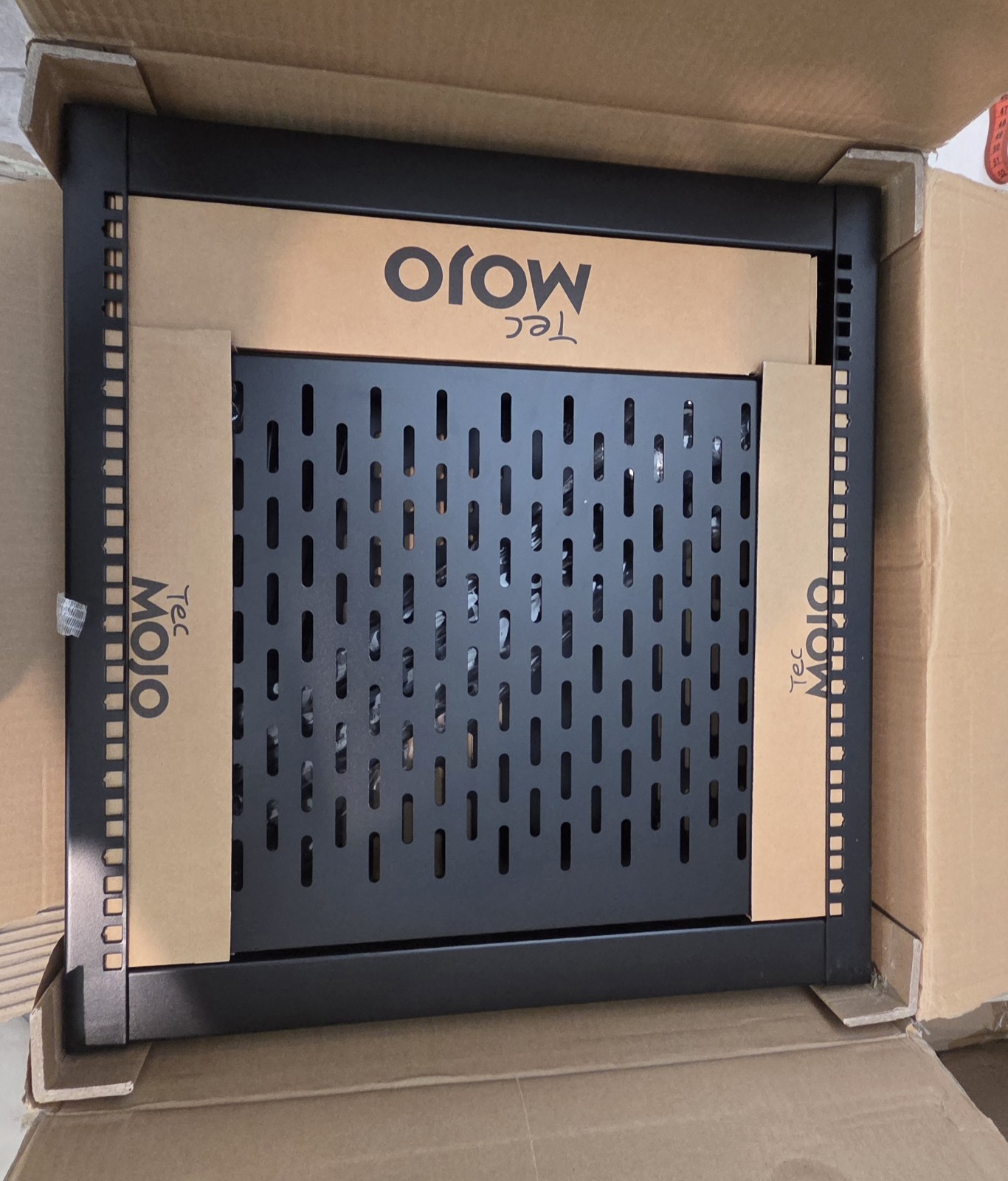 Tecmojo 12U Open Frame Network Rack for IT & AV Gear, AV Rack #2541P Y4X2