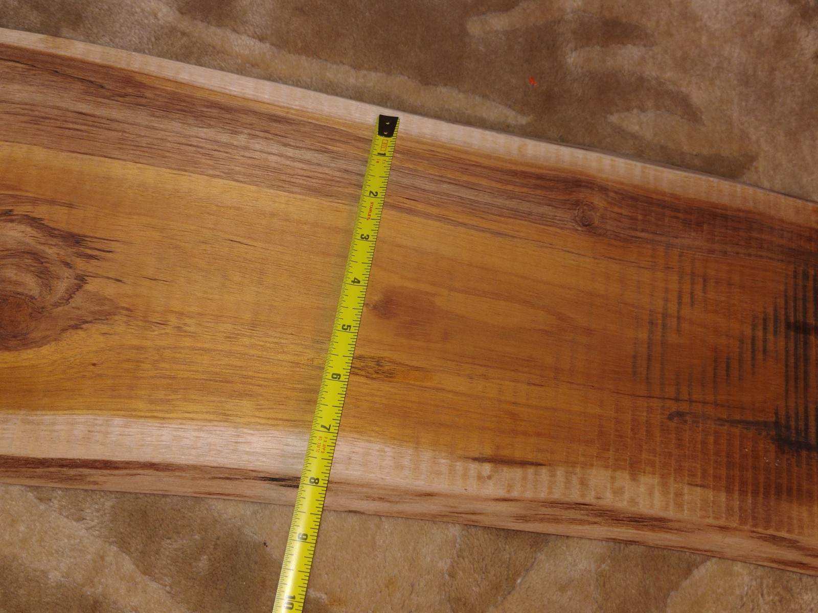 47"×8" ×7/8" Koa Live Edge