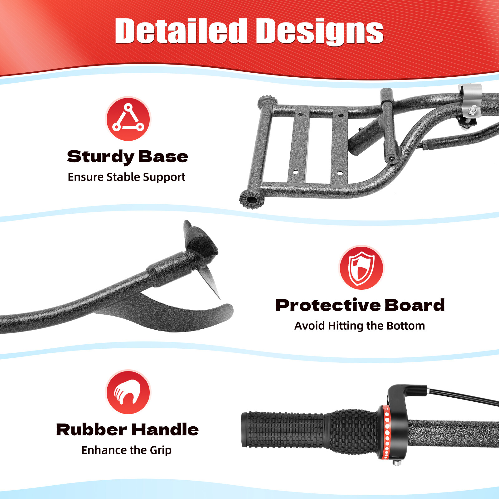 7.5 hp 4 Stroke Outboard Motor Fishing Boat Engine Air Cooling System Newest