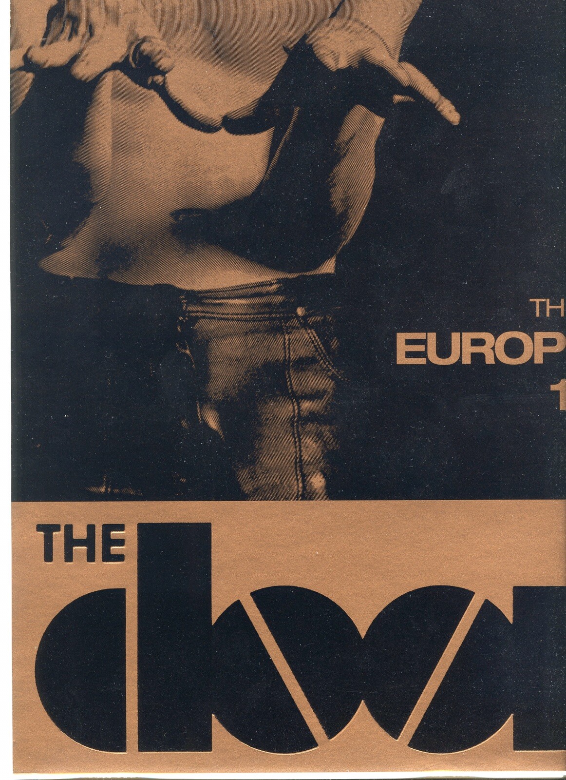 1968 THE DOORS European Tour Poster JIM MORRISON