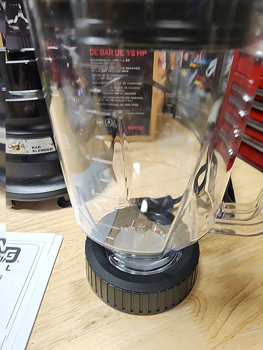 New Open Box Waring Commercial Bar Blender BB150 48 OZ, 2 Speed PLEASE READ