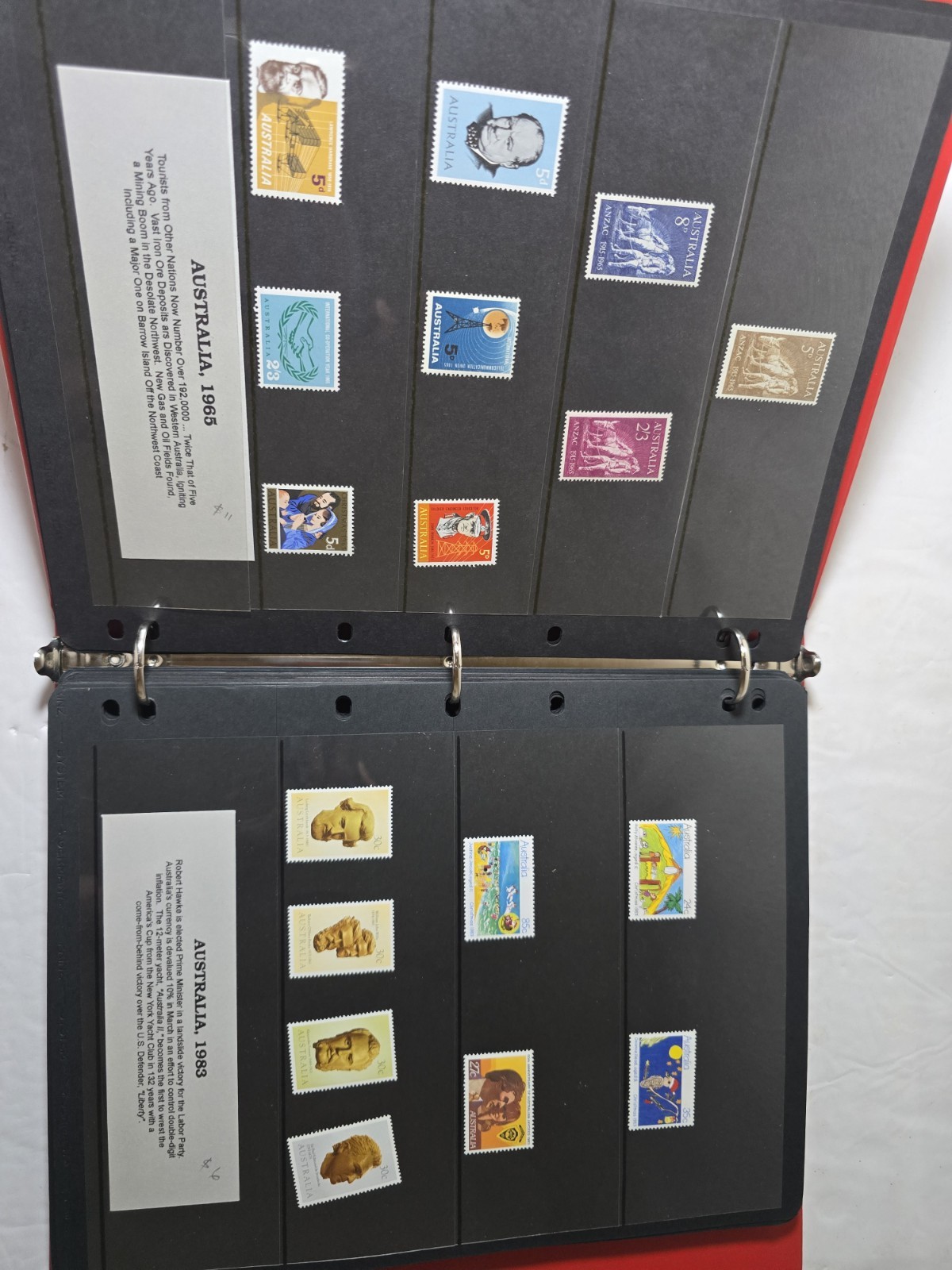 Joystamp: Australia Mint NH unique Stamps Album 1956 To 89 CV$356