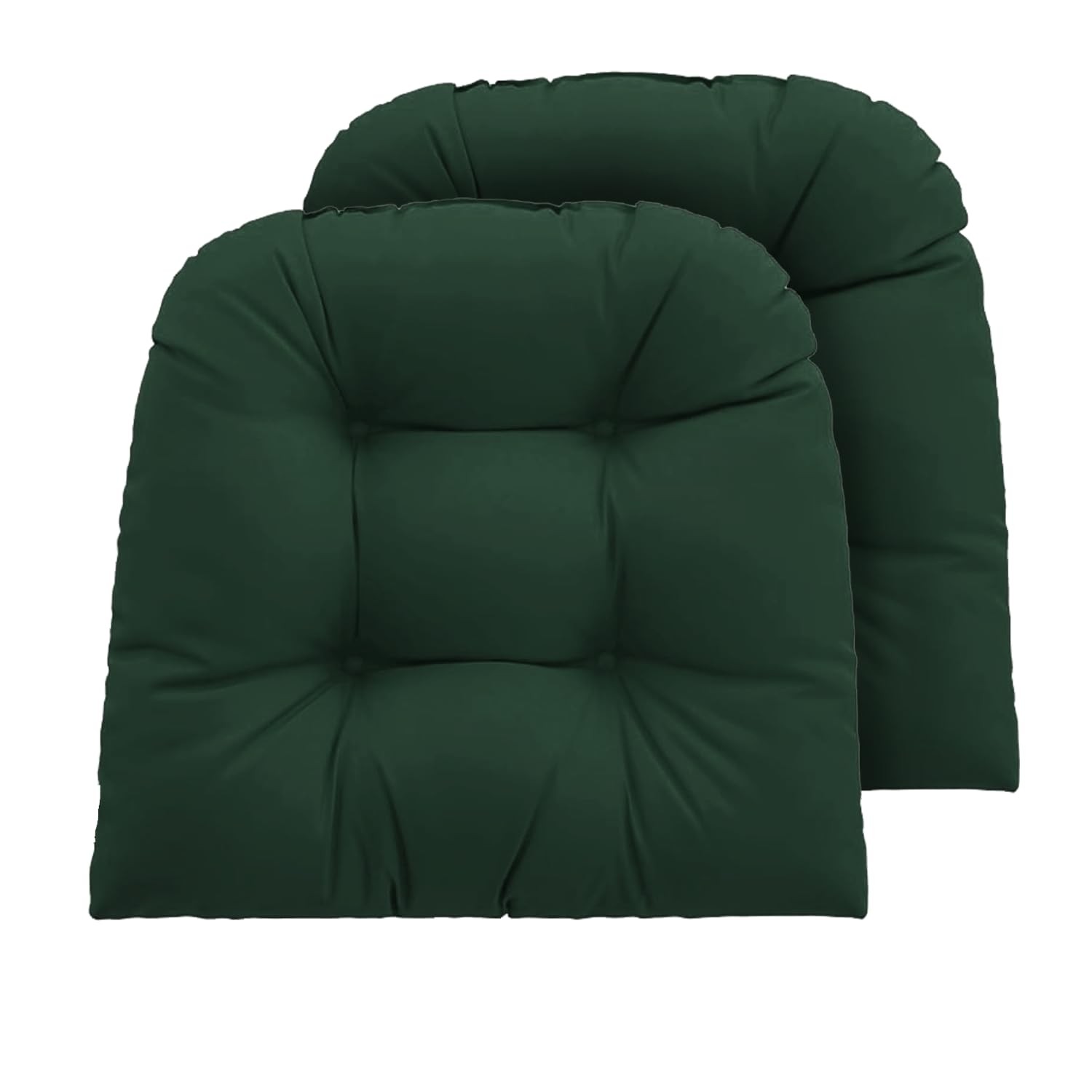 Outdoor Chair Cushions Set 22x22x4 Inch Seat Pads with Ties for Patio