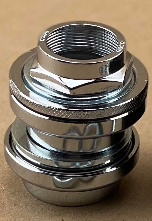 ALTA bike Headset 22.2x32.5x27mm Chrome. Bicycle Headset Part.