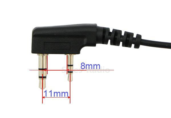 10PCS Headset Earpiece Mic For Baofeng UV-5R UV-82 BF-888S BF-88A Retevis Radios