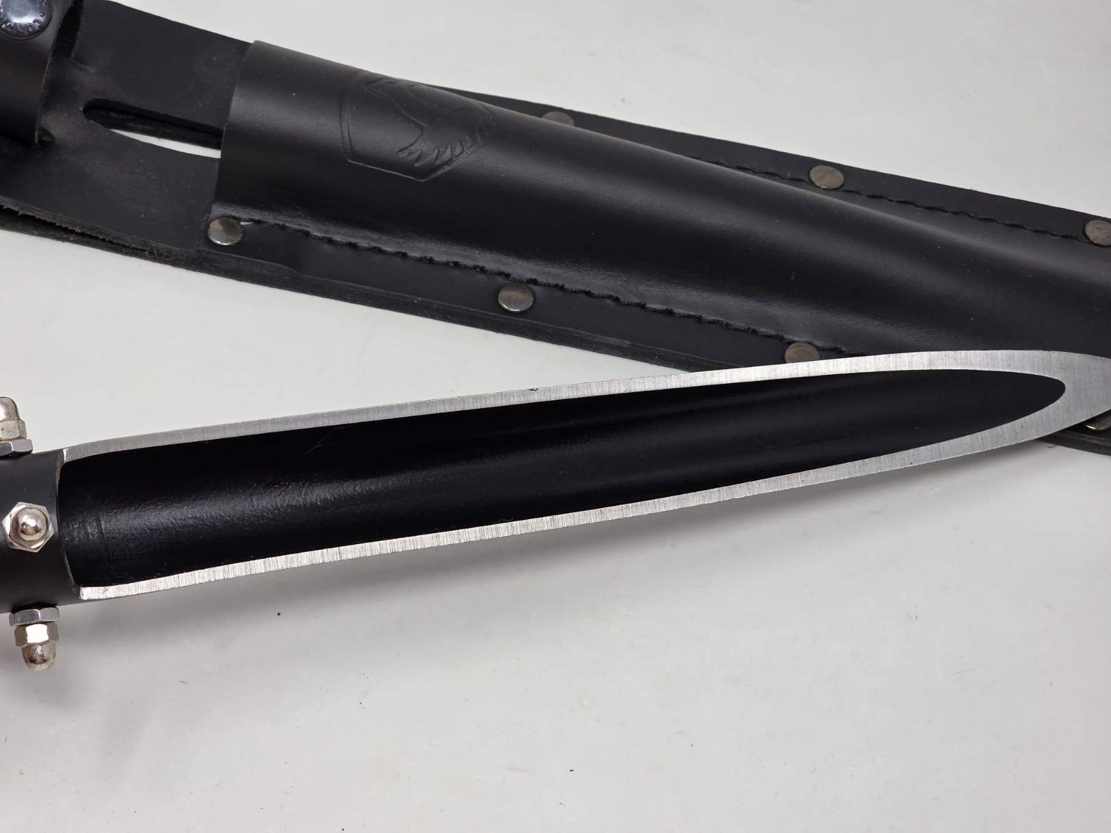 Condor Tool & Knife Asmat Dagger and Shaft Black Carbon Steel Spear