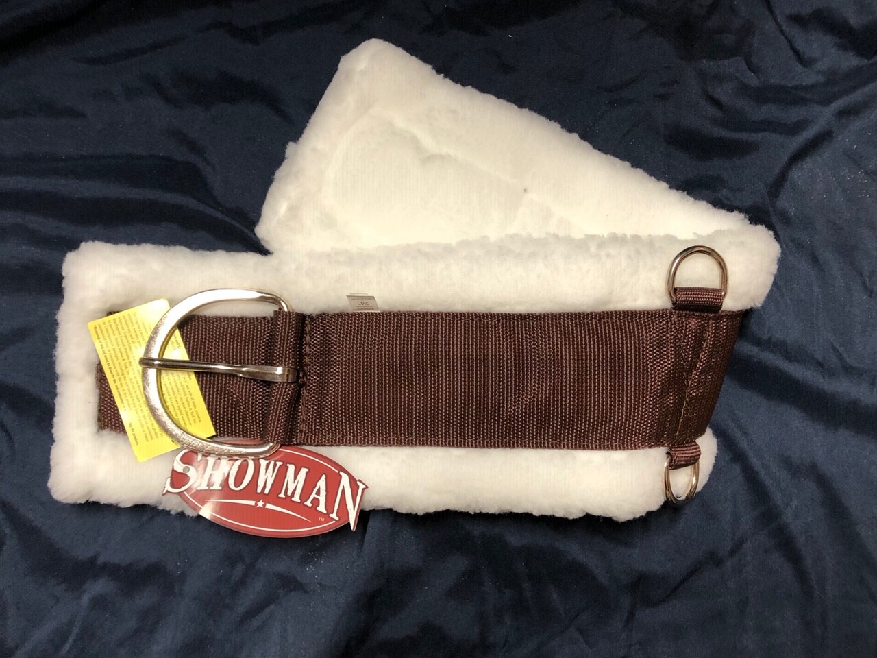 Showman Western Soft Thick Fleece Super Girth Cinch BLACK OR BROWN 7008 898247