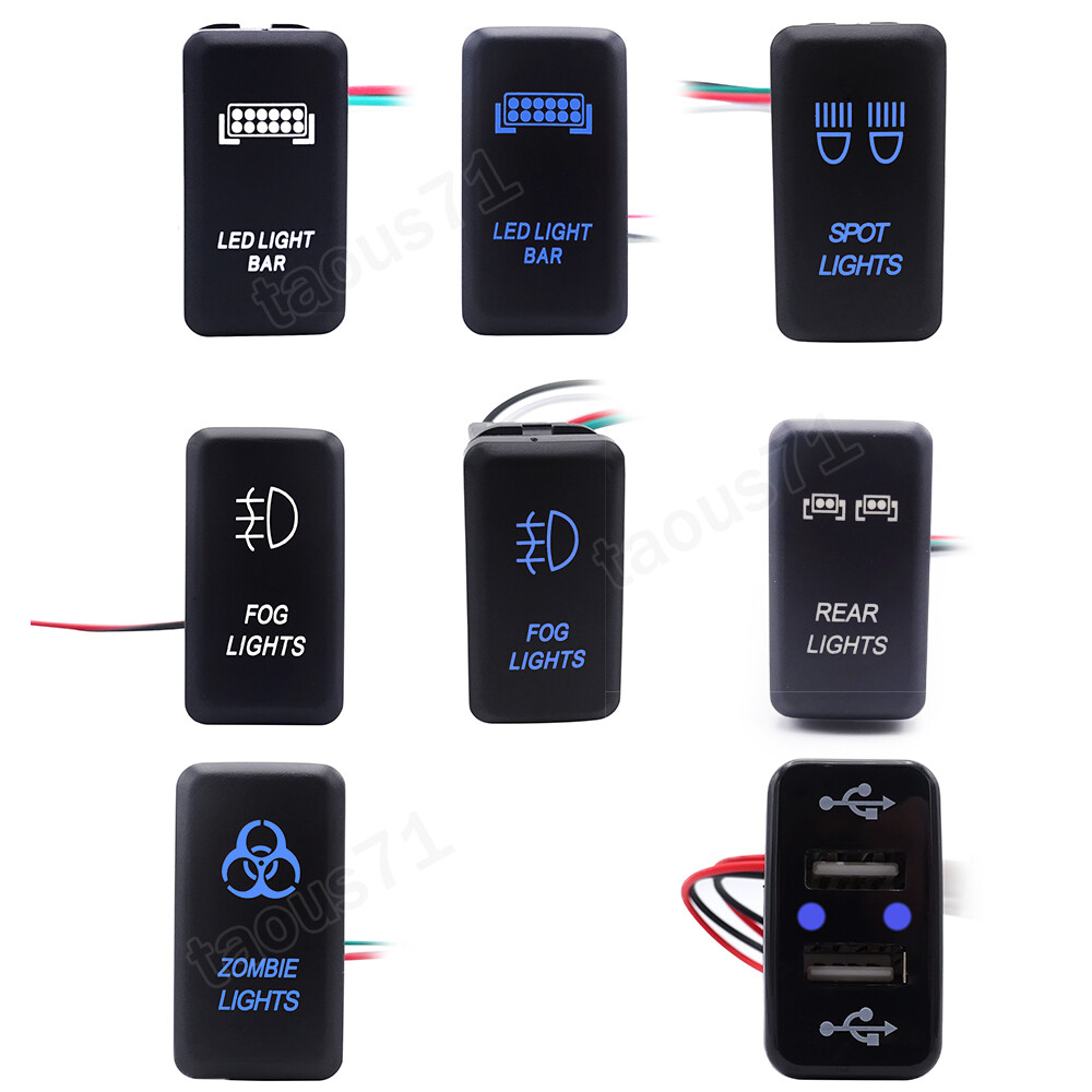 For TOYOTA Tacoma 4RUNNER FOG LIGHT SWITCH LED LIGHT BAR