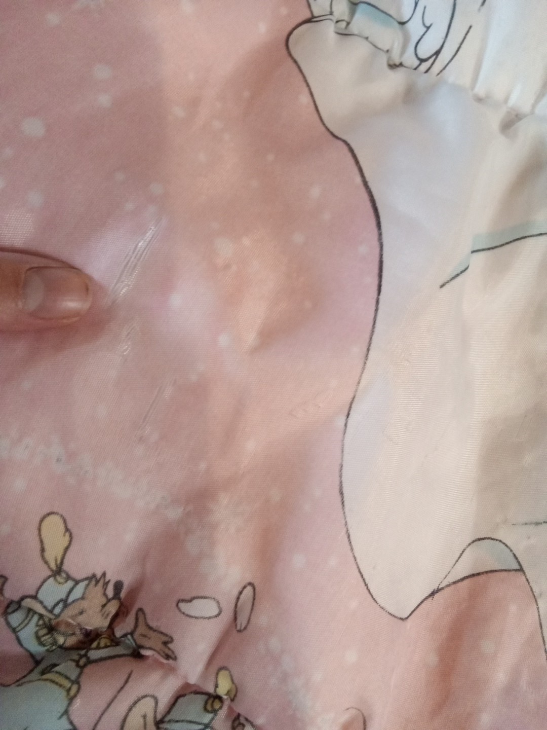 Vintage 90s Disney Princess Cinderella Prince Charming Wedding Pink Sleeping Bag