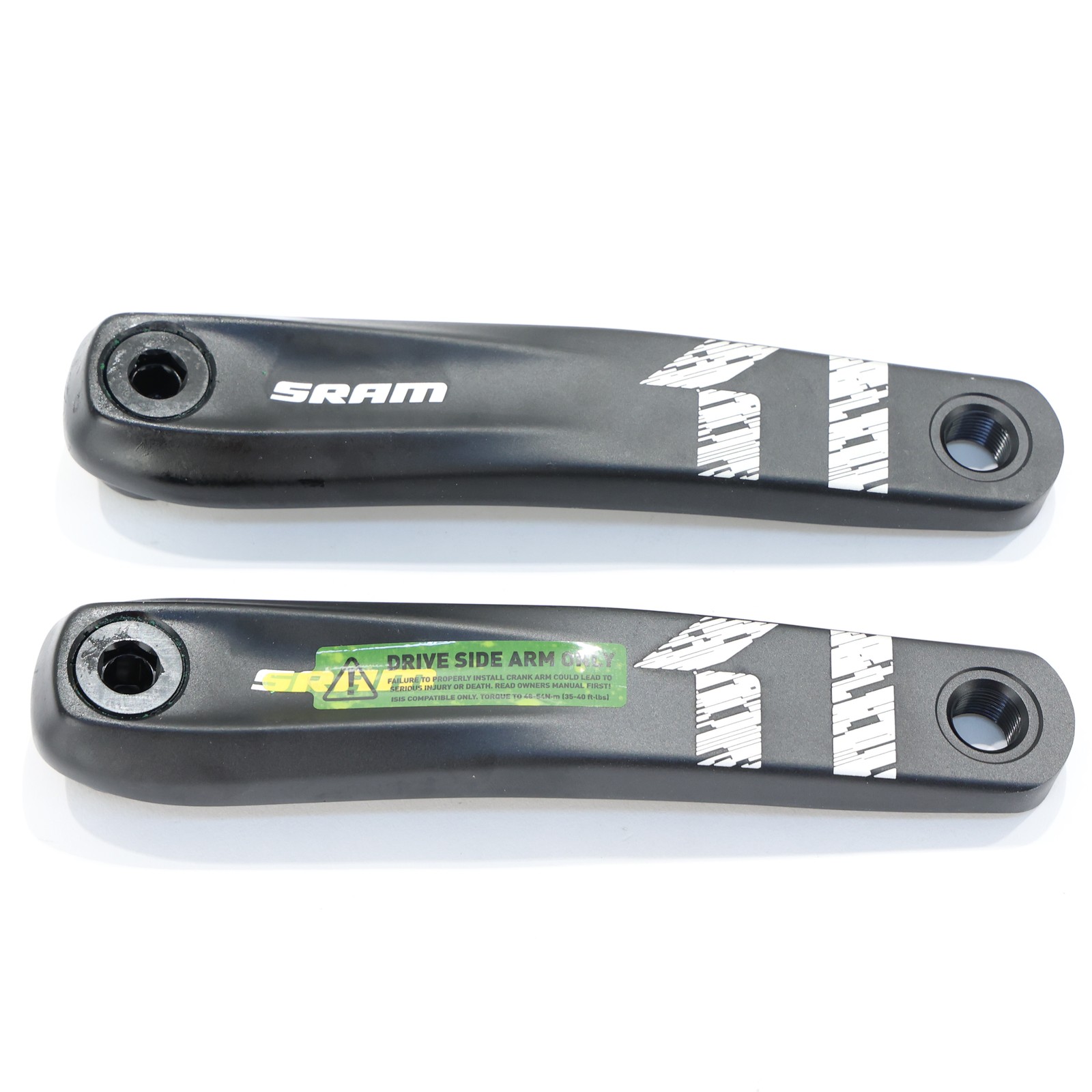 SRAM X1 E-MTB Crank Arm Set 165mm, ISIS, Black