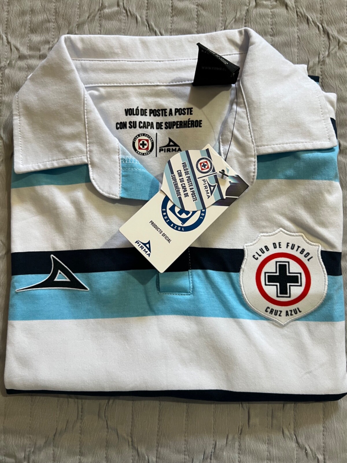 PIRMA PLAYERA CONMEMORATIVA CRUZ AZUL MEN’S EDICIÓN ILIMITADA MARIN