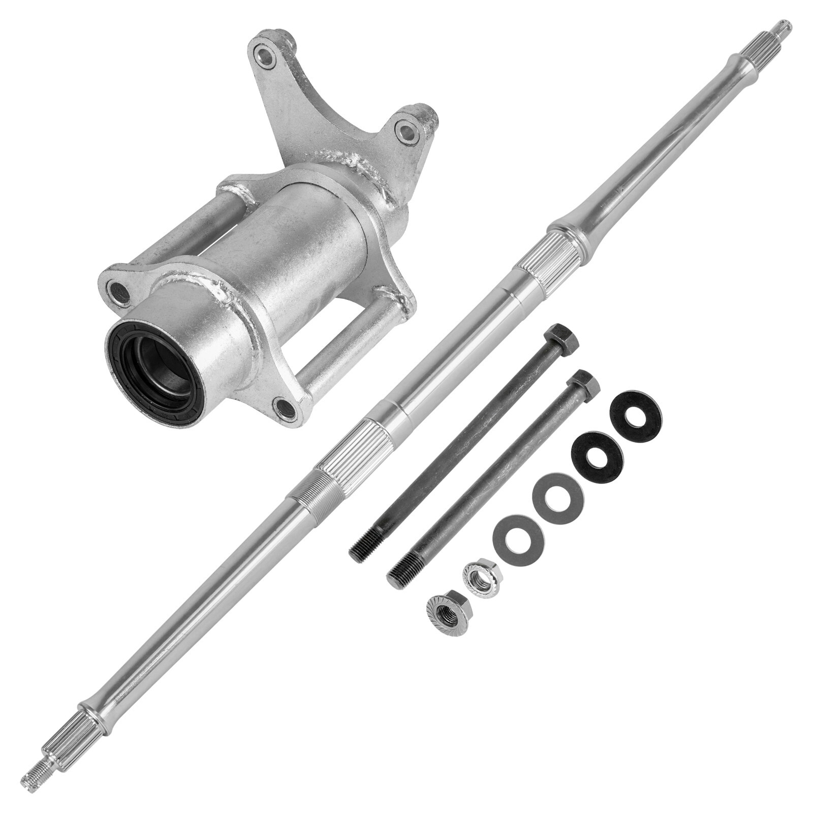 For Yamaha Banshee 350 Rear Axle Shaft w/ Housing Carrier Hub Bolt YFZ350 89-06