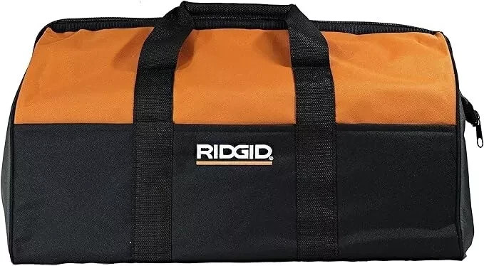 Brand New Ridgid 22" X 10 " X 13 Large Heavy Duty 6 Pocket Tool Bag