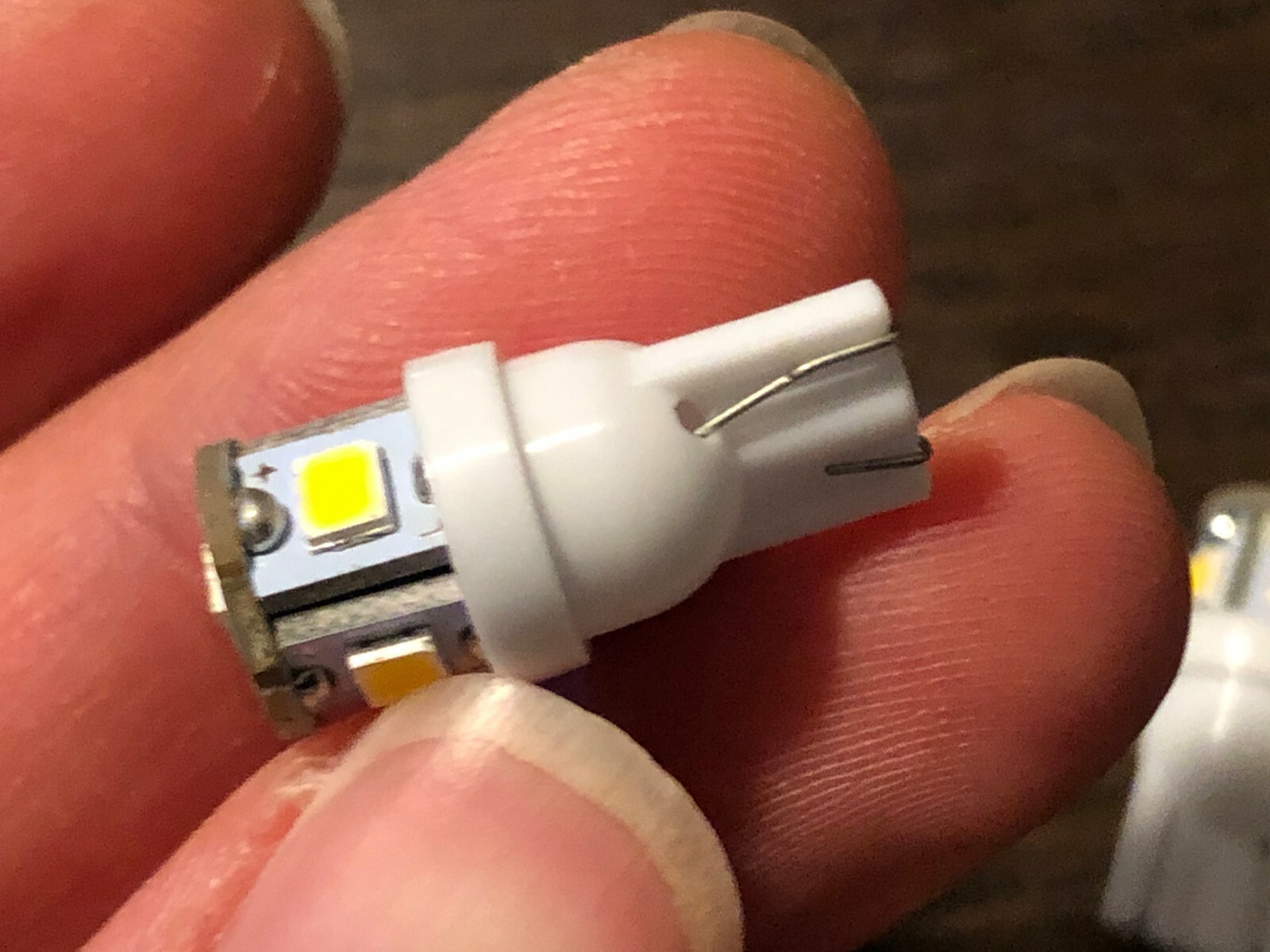 10 New Warm White 8V Wedge Lamp LED Light Bulbs for Pioneer Project/One Receiver