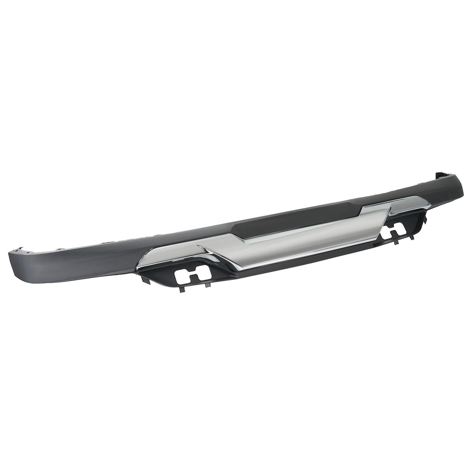 For 2016-2019 Chevrolet Silverado 1500 Front Bumper Valance W/ Chrome Skid Plate