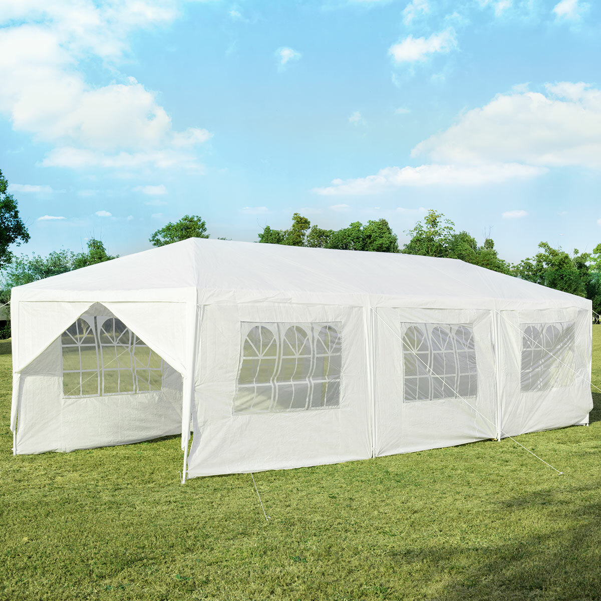 10'x30' Outdoor Tent for Party Wedding Heavy duty Gazebo Pavilion 8 Sidewall