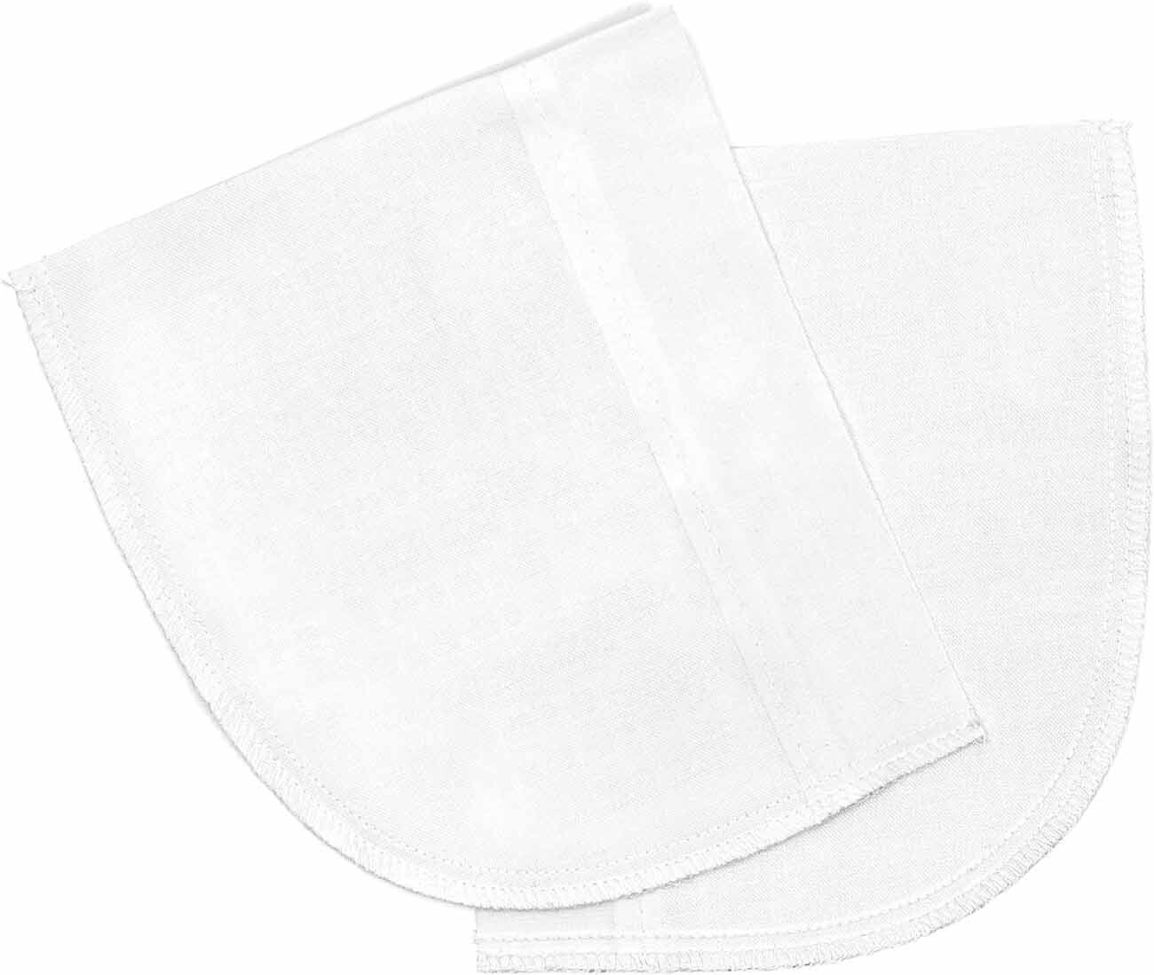 Dimecrafts Heat-Set (Iron-on) White Repair Pockets Replace/Extend for Pants 2-Ct