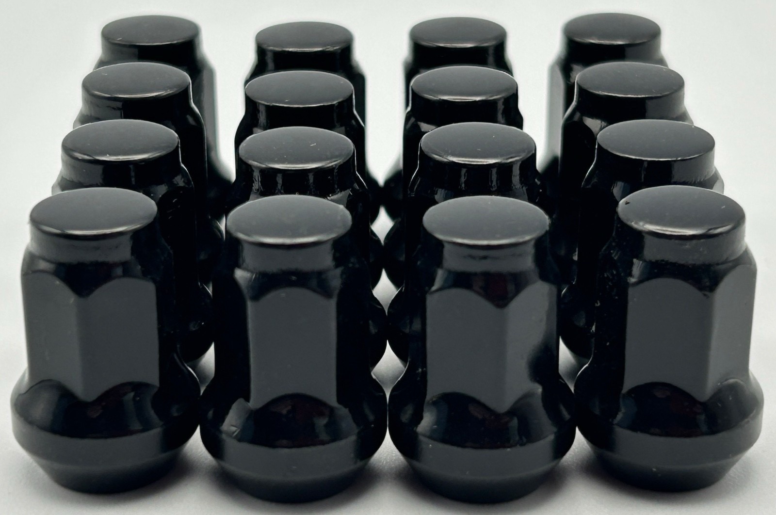 16 Bulge Lug Nuts 2009-2026 Yamaha YFZ 450R YFZ450R ATV Wheel Rim Nut Black