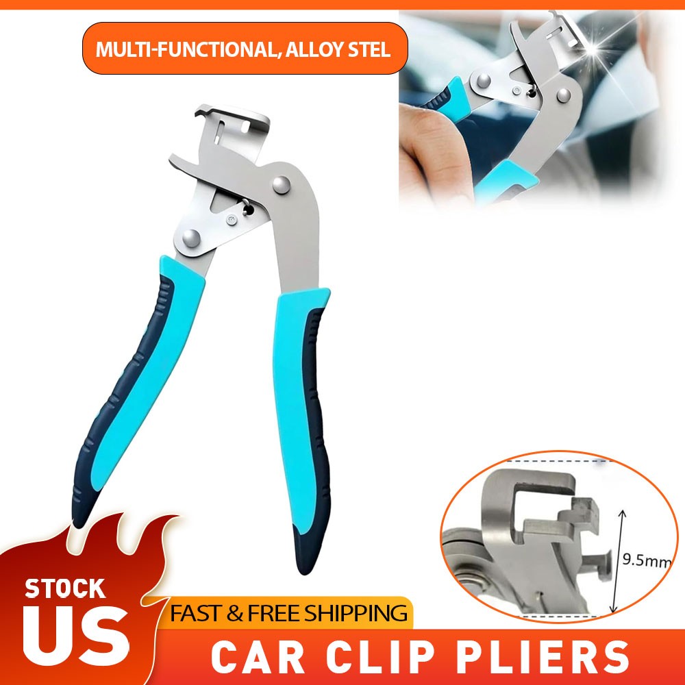 Car Clip Removal Pliers Auto Trim Door Panel Fastener Remover Lever Tool Durable