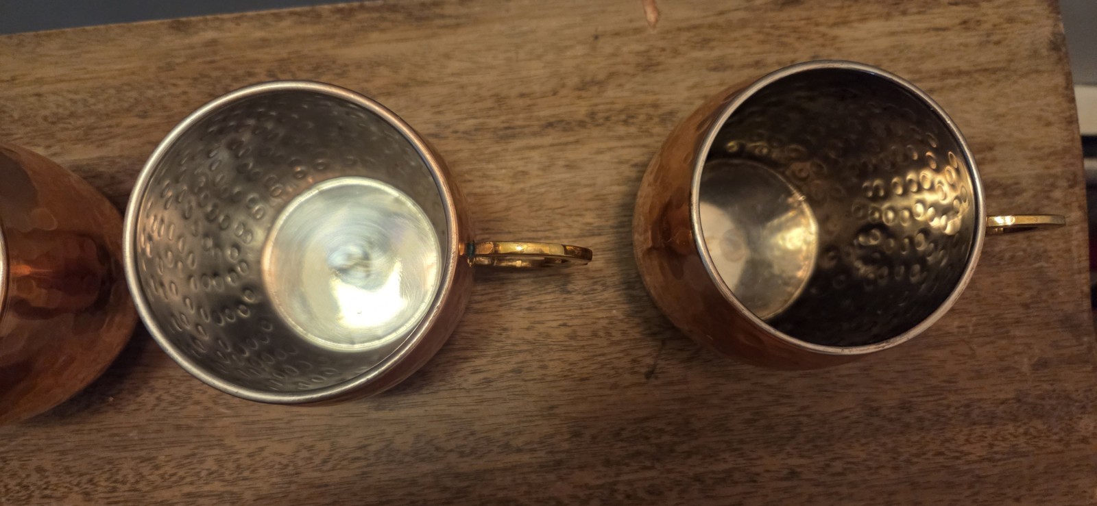 Hammered Copper Mule Mugs Set Of 4 Made In India Home Essentials Barware