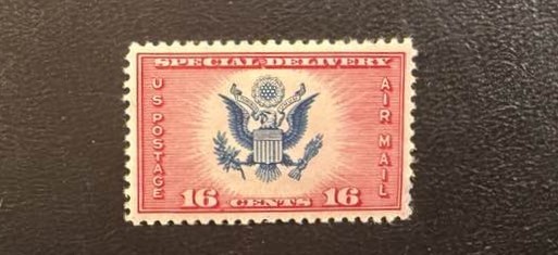 Air Mail Special Delivery Stamps. US Scott # CE1 CE2. 1934 16c. Mint (Lot 289)