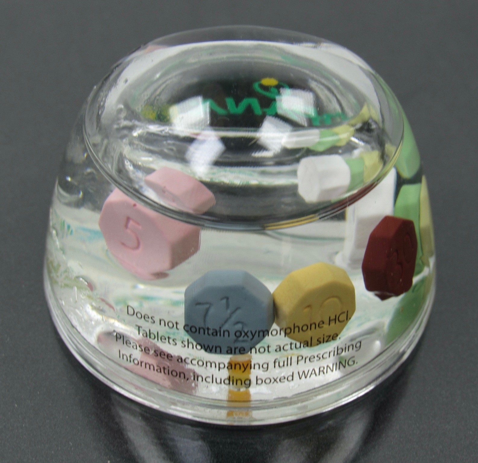 OPANA Lot Clock Pens Magnets Floating Pills Note Holder Drug Rep Pharmaceutical