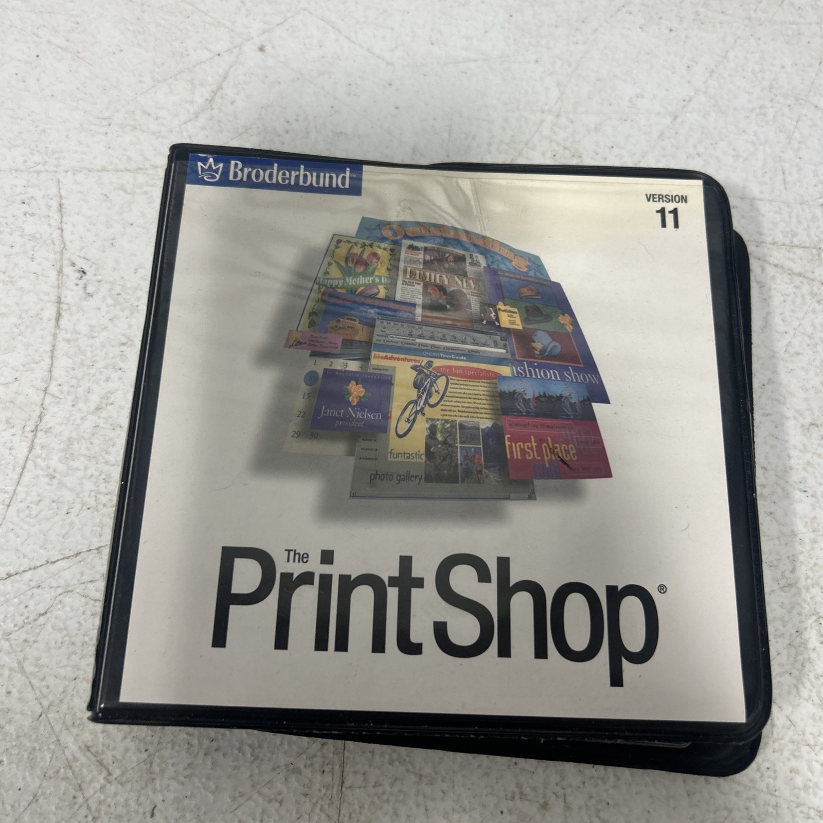 The Print Shop Deluxe 11 for Windows 95 98 2000 NT4 6 CD set Broderbund