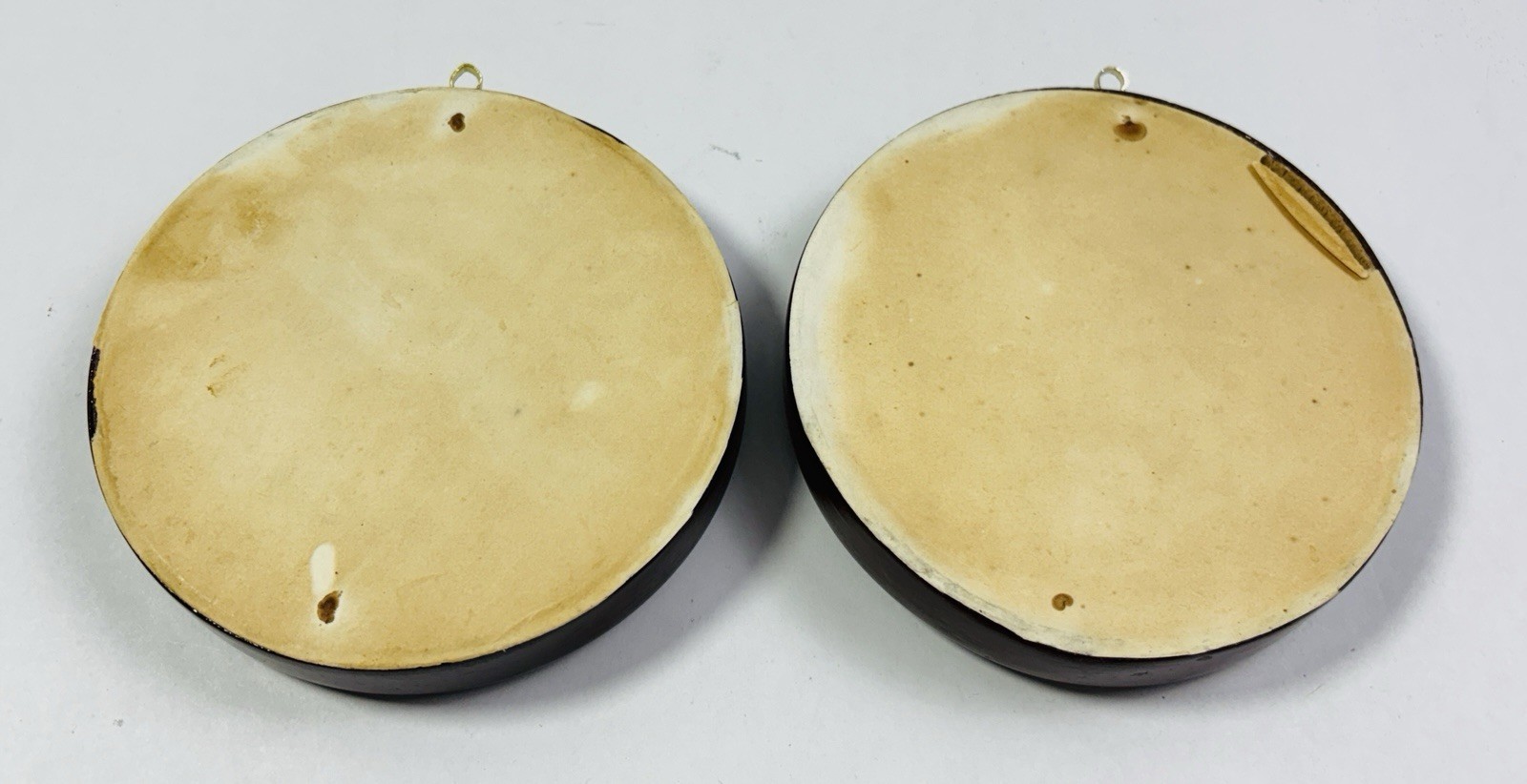 Lot of 2 Vintage Chinoiserie 3D Bird Feather Art Shadow Boxes