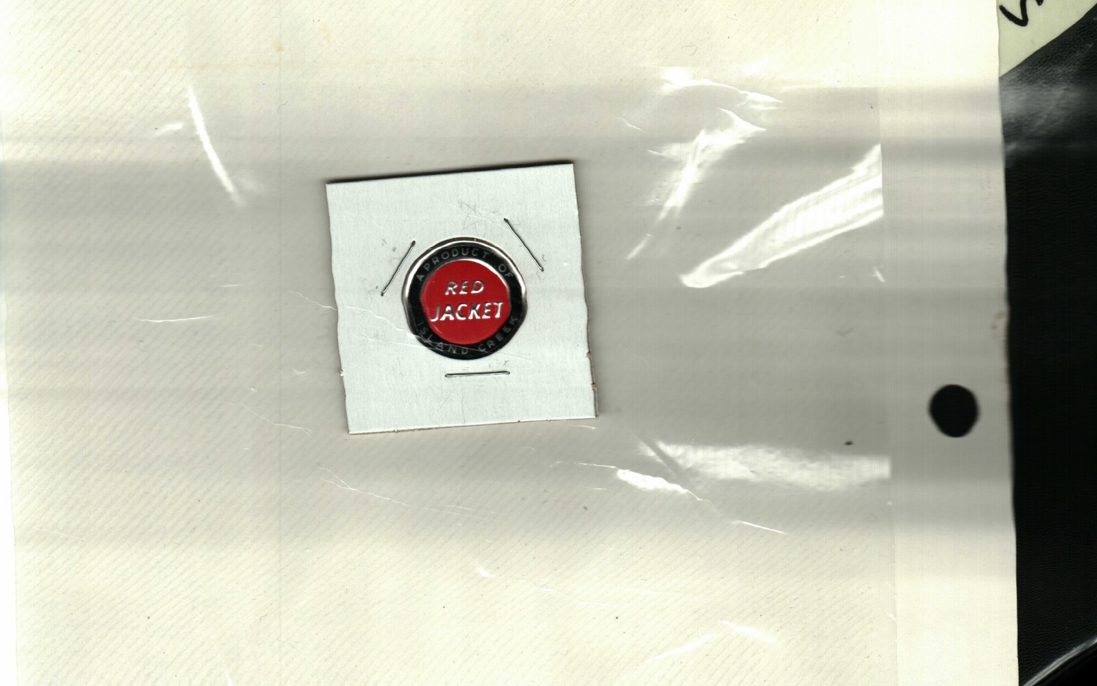 Nice ISLAND CREEK RED JACKET Coal Scatter Tag