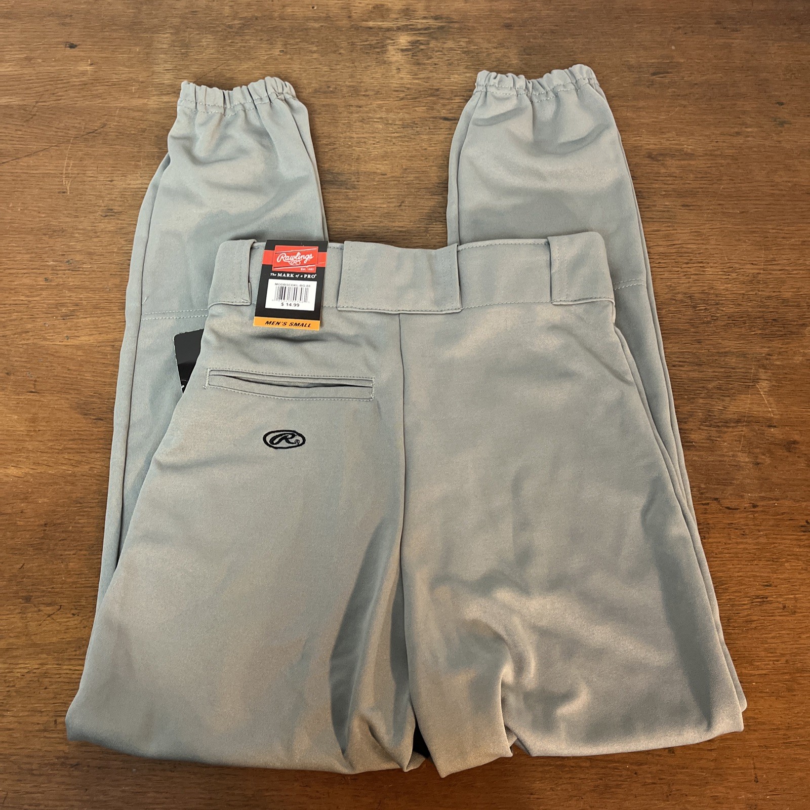 Rawlings Gray Baseball Pants Men's Small NEW