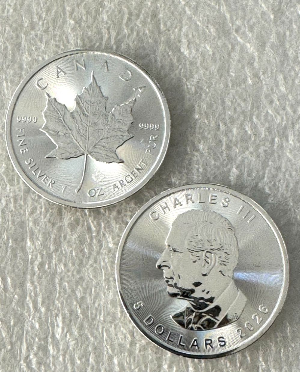 2026 Silver $5 Silver Canadian Maple Leaf 1 oz Brilliant Uncirculated