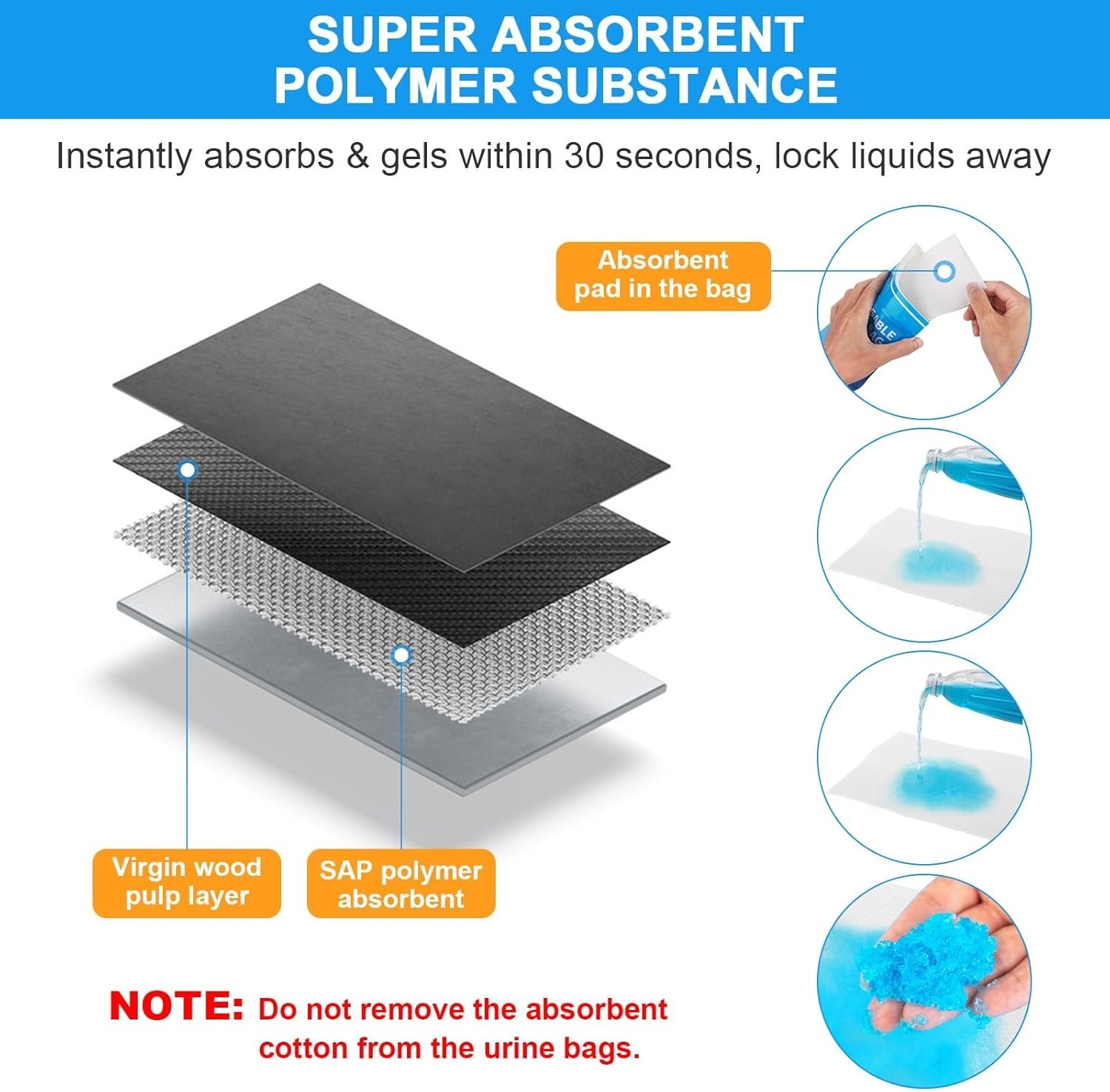 900ML Disposable Pee Bags 12PCS | Travel Urinal for Men Women Kids Camping