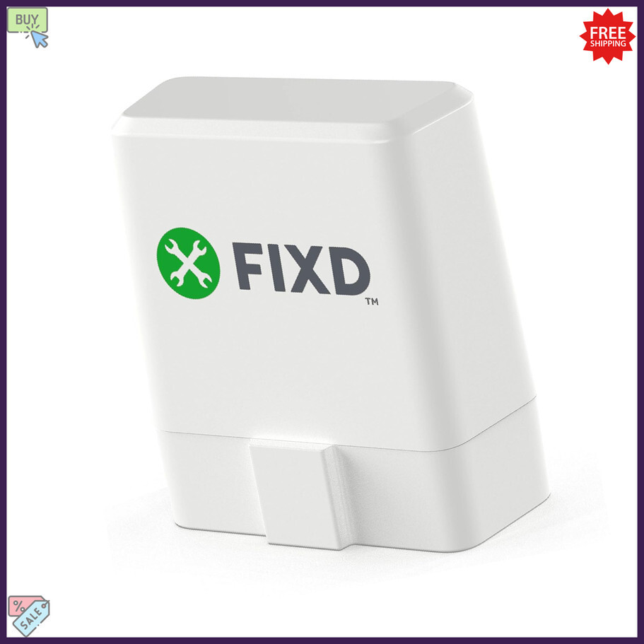 FIXD Bluetooth OBD2 Scanner, Car Code Reader & Scan Tool, iOS & Android (1 pack)