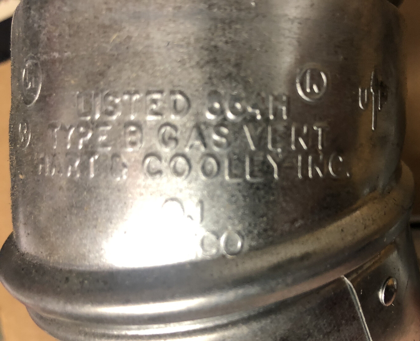 Lot of 2 Hart & Cooley Metlvent Gas Vent Pipe 3" 0-90° Adjust Elbow P/N: 3REA90