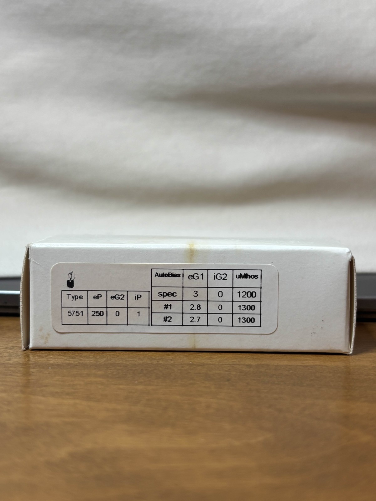 GE General Electric 5751 Vintage Vacuum Tube - Singular