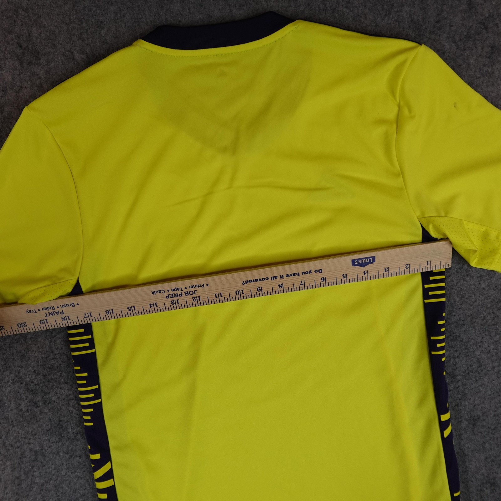 Nashville SC Jersey Mens Small Yellow MLS Soccer Adidas AEROREADY Renasant 2021