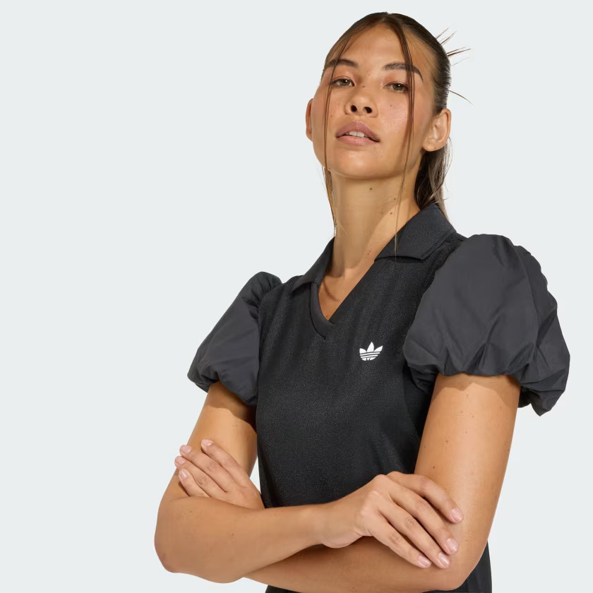 adidas women DRESS WITH BALLOON SLEEVES