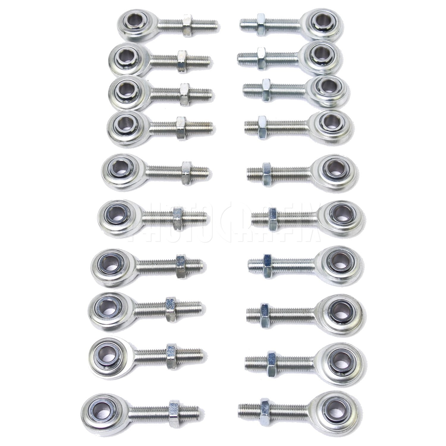 Quarter Midget / Go Kart 5/16 FK Rod Ends / Heims & TRUE FK Jam Nuts -PACK OF 20