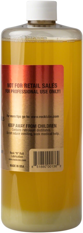 Rock 'N' Roll Gold Bike Chain Lube - 32 fl oz, Drip