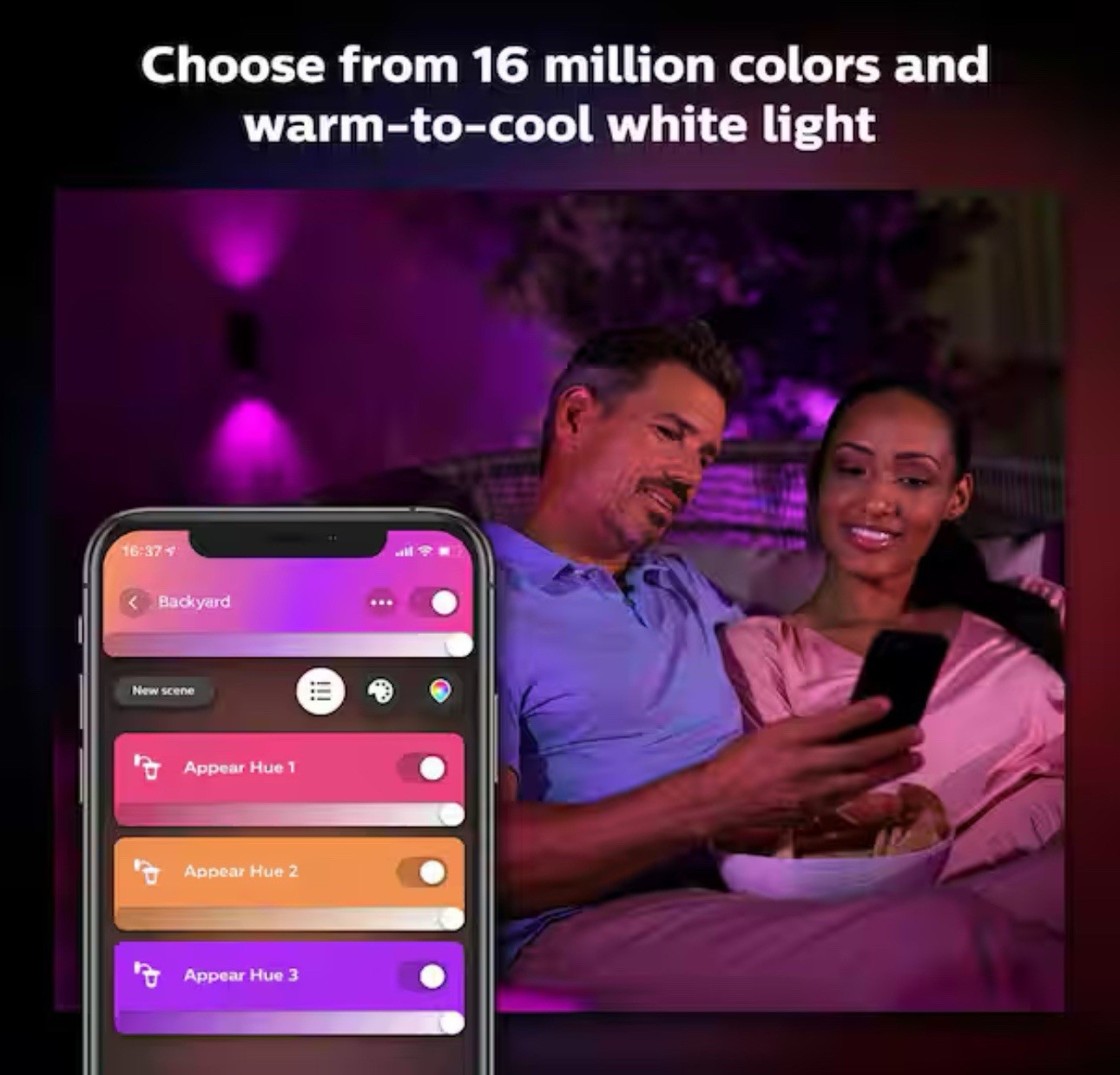Philips Hue Appear Outdoor Smart Color Changing Wall Light Lantern