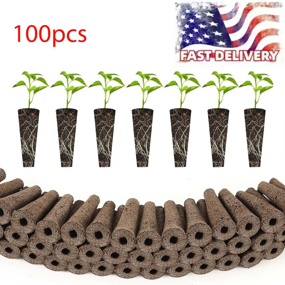 100pcs Root Grow Sponges Seed Pod For Aerogarden Hydroponic Seedling