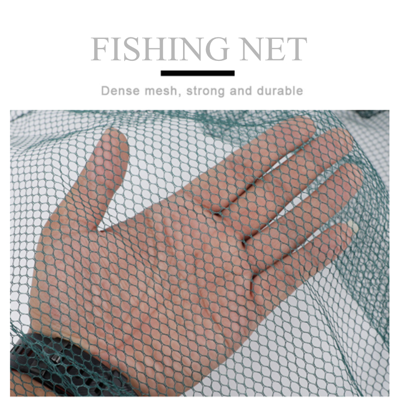 Foldable Fishing Bait Trap Crab Net Crawdad Shrimp Cast Dip Cage Fish Minnow New