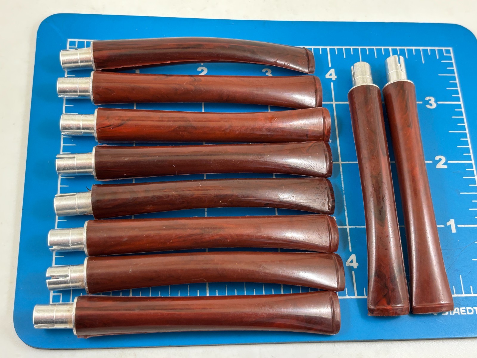 Judd's Lot of 10 Vintage Never Used Cumberland Pipe Stems w/6mm Metal Tenons