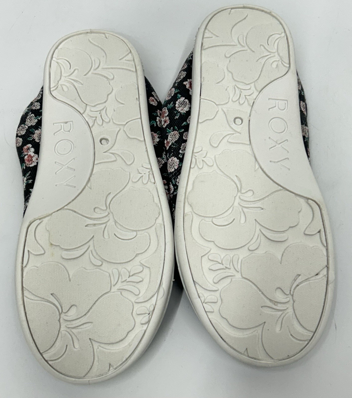 Roxy RG Bayshore III Slip On Shoes Sneakers Size 11 Youth Girls Floral EUC